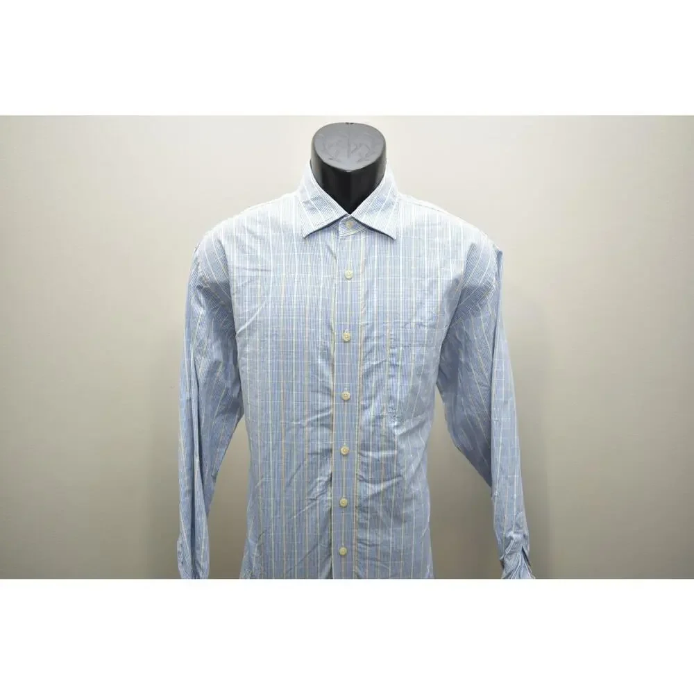Vineyard Vines‎ Slim Fit Burgee Shirt Plaid Long Sleeve Mens Sz Large